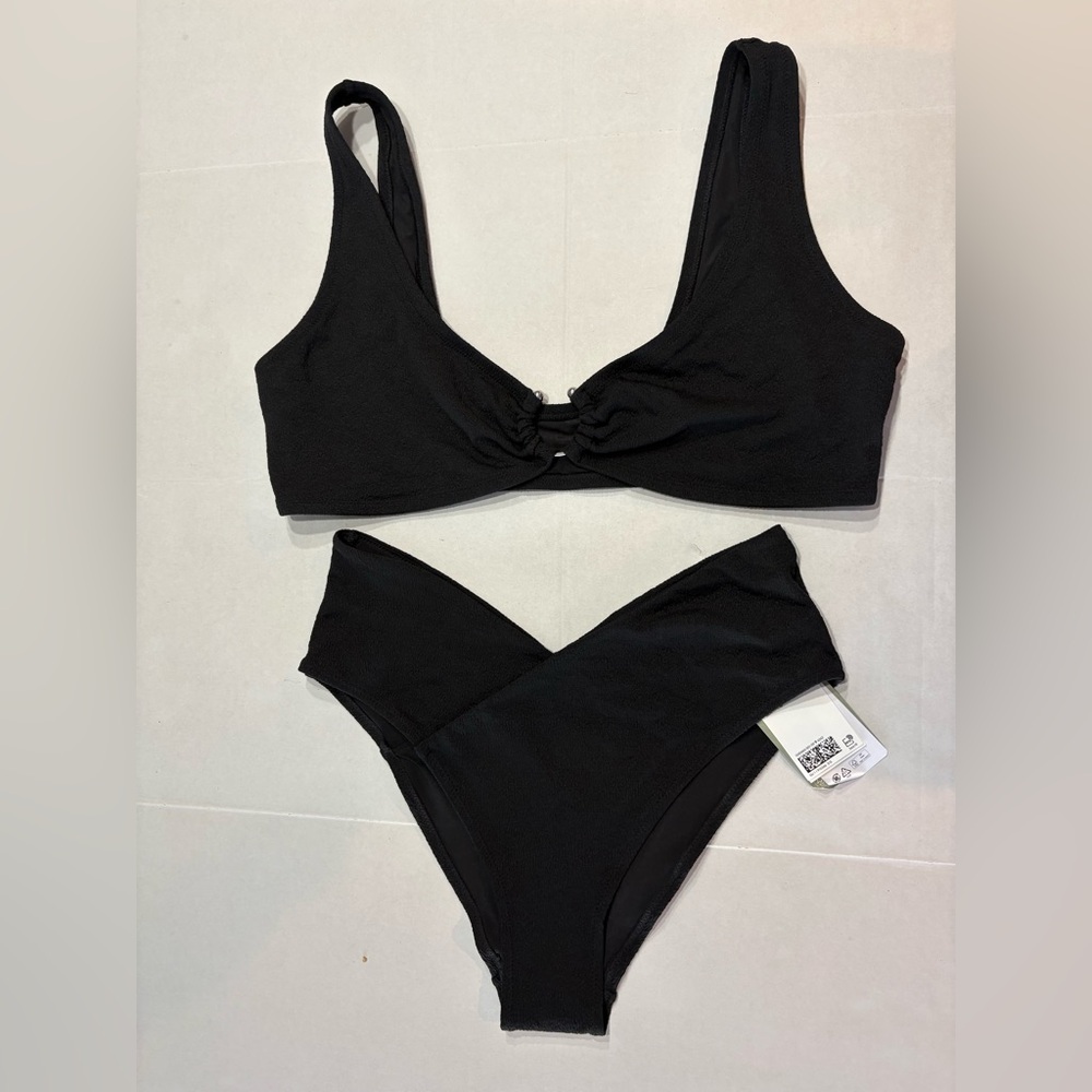 H&M Black Two-Piece Bikini Set